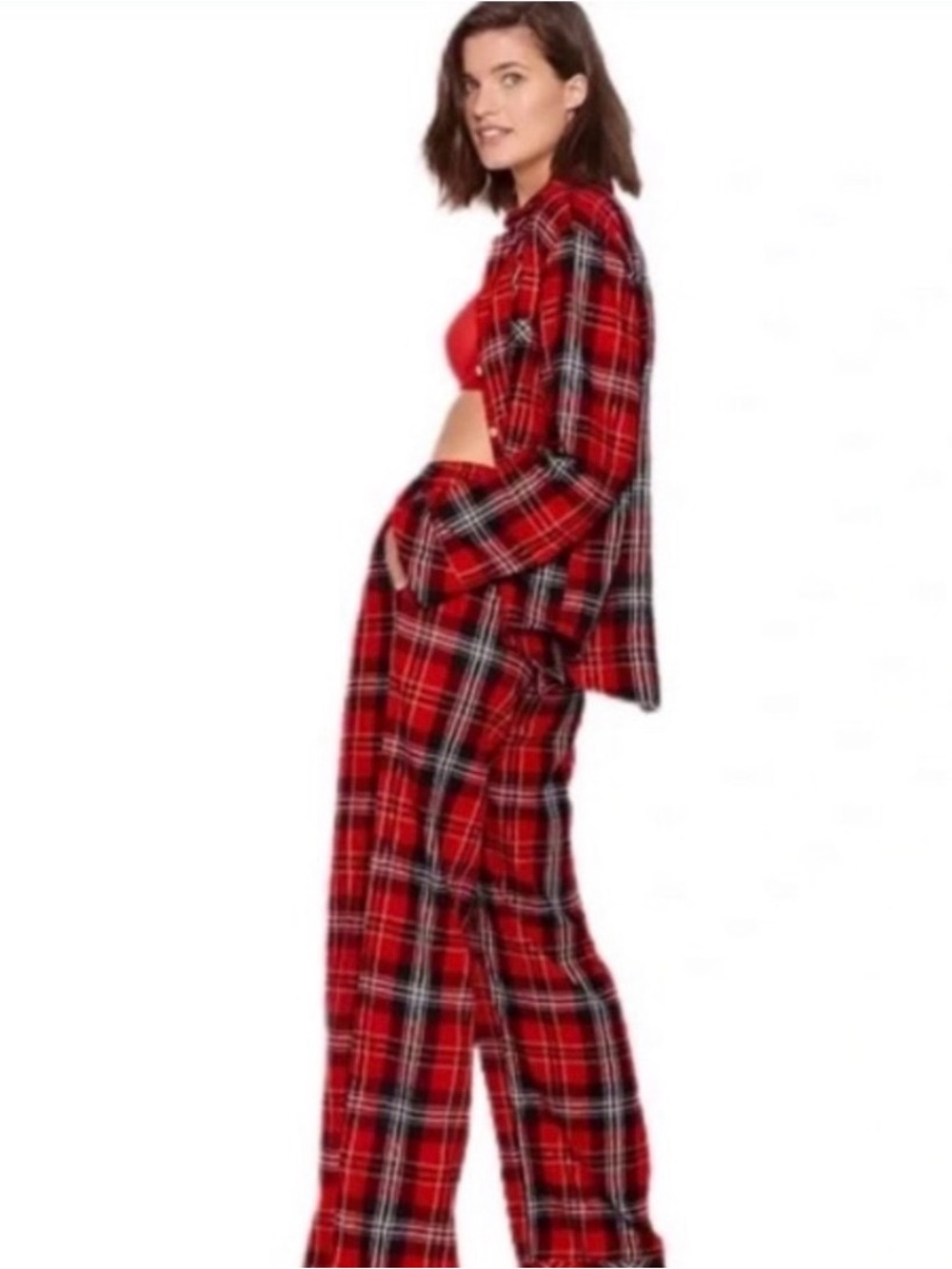 Victoria’s Secret Flannel Pajamas Set